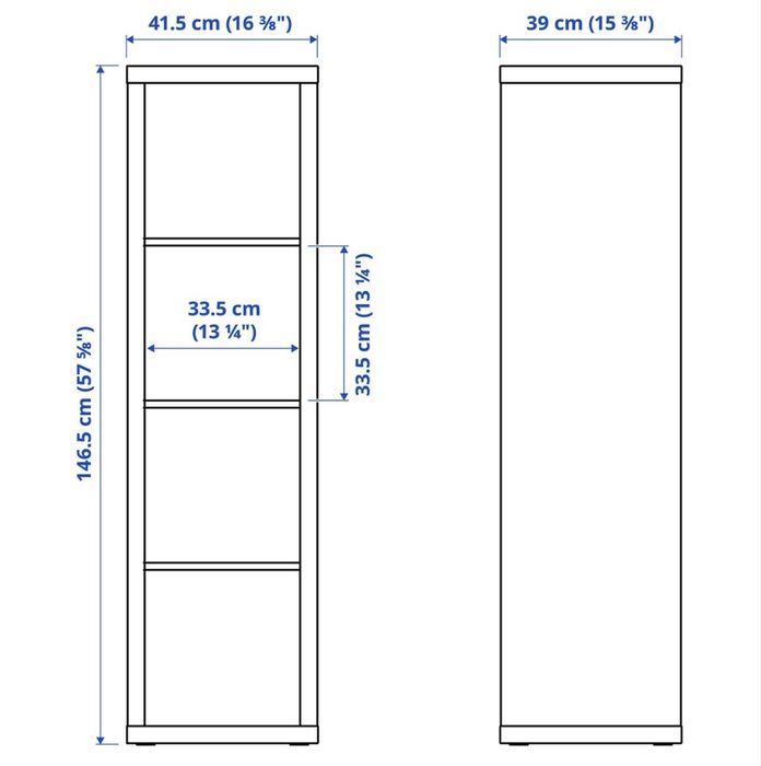 Moveis IKEA Kallax branco com acessorios