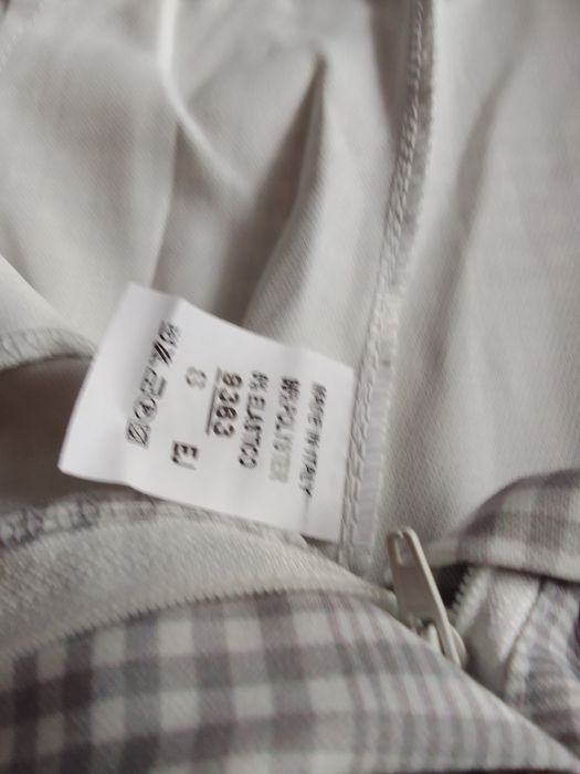 Garnitur damski w kratkę