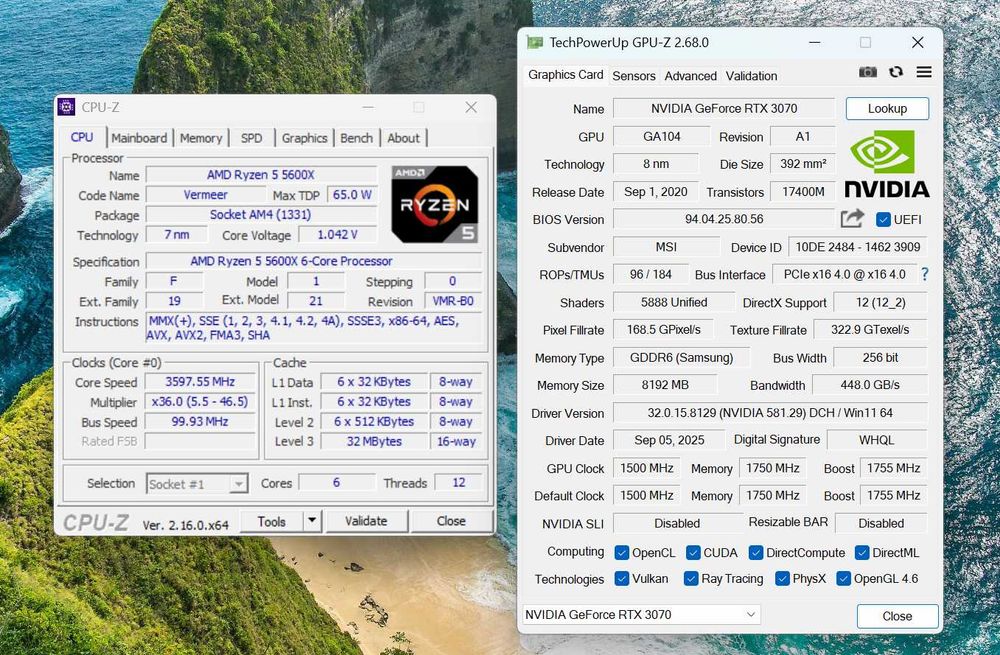 Ігровий ПК | RTX 3070 | Ryzen 5 5600X | 16GB/1TB NVME | Комп'ютер