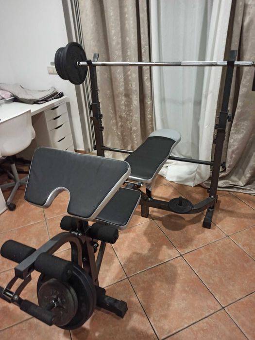 Banco supino , pernas e braços