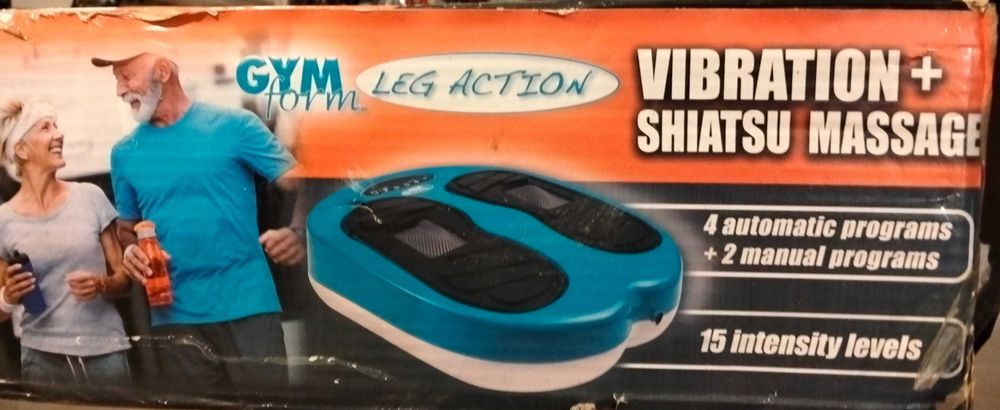 Gym Form Leg Action, aparelho de massagem com vibração + shiatsu