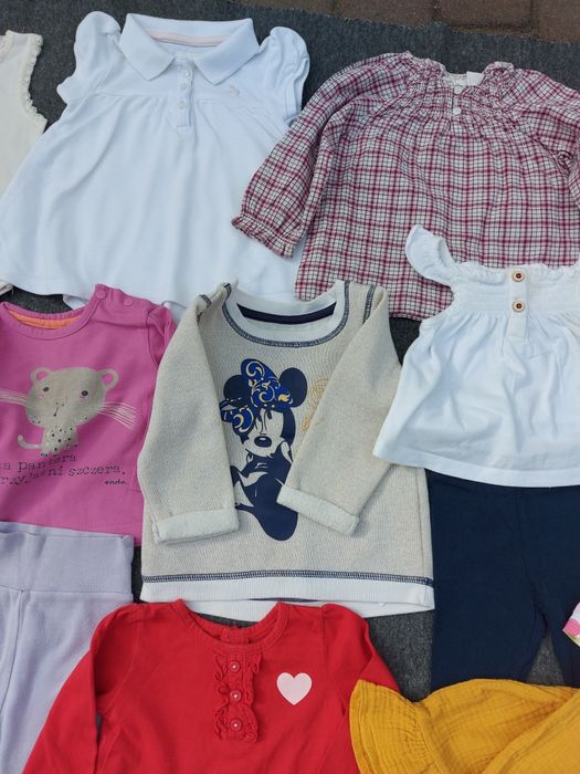 Zestaw paka body, sukienka, bluzka, spodnie H&M rozmiar 68