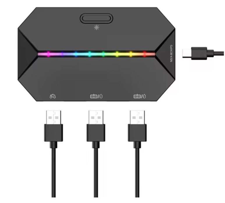 Przenośny przewodowy kontroler Adapter do Nintendo Switch PS3