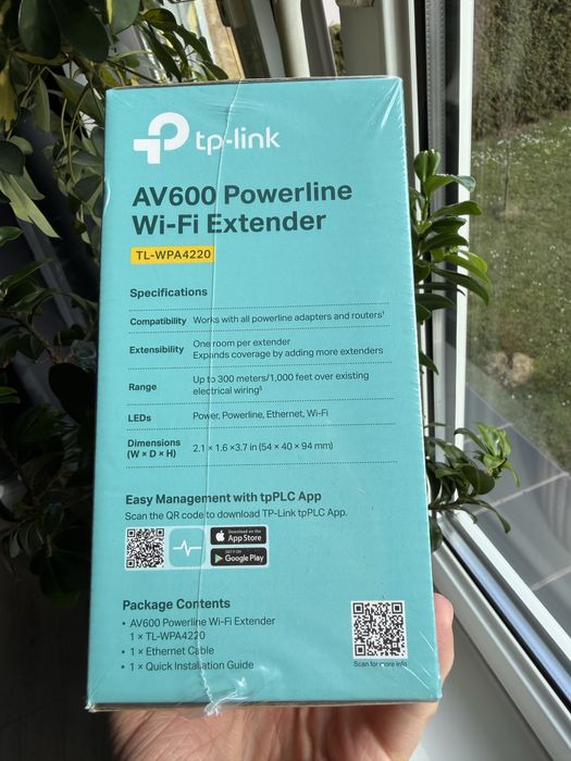 Transmiter sieciowy Power Line TP-Link TL-WPA4220 Wi-Fi Pojedynczy