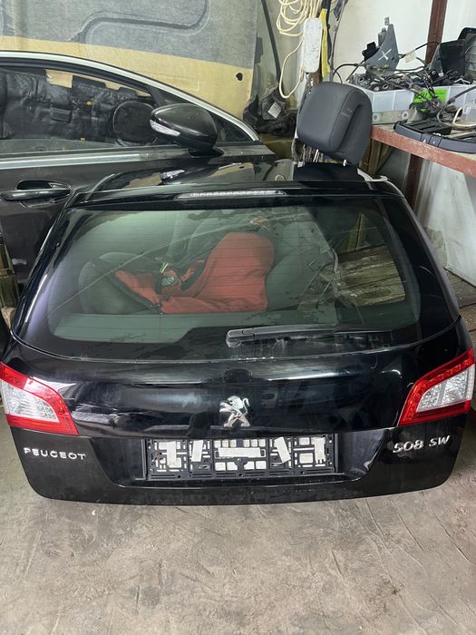 peugeot 508 + капот бампер запчастини шрот розборка запчастини