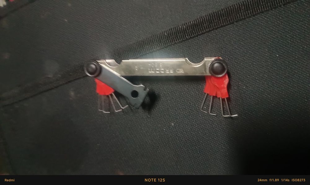 Ferramenta FACOM -Jogo de Lâminas de Espessura / Calibrador de Folgas