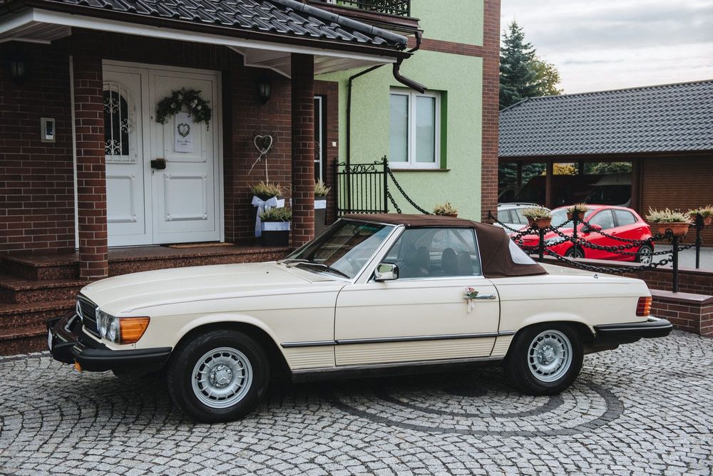 Mercedes 450 SL - Samochód do Ślubu, event, cabrio - prowadzisz sam