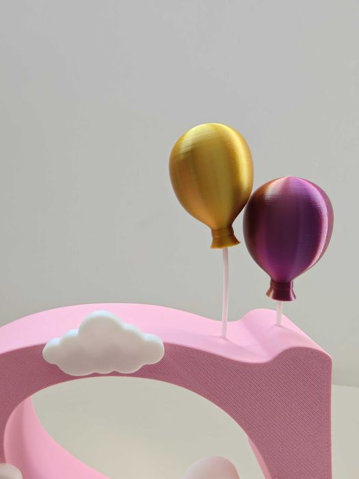 Letra Inicial Personalizada com Nome – Decoração Infantil 3D
