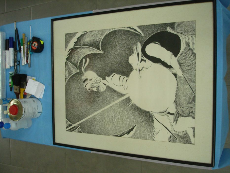 Quadro Sancho Pança autentico