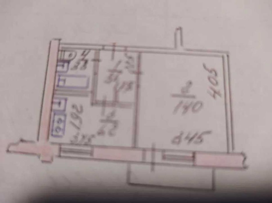 Продается 1 комн. квартира по ул. Лобановского в кирпичном доме