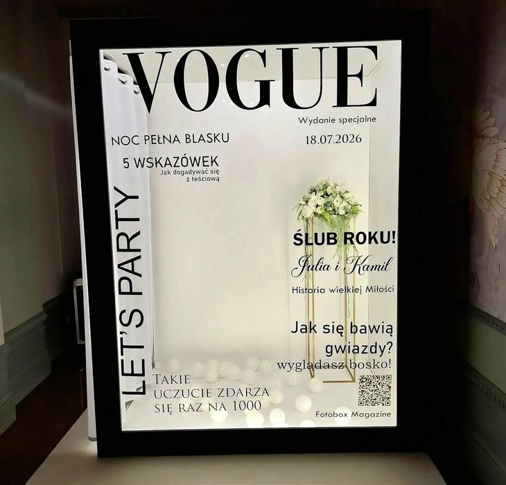 Wynajem Dmuchaniec+ Fotobudka Vogue + Ścianki balonowe Świętokrzyskie