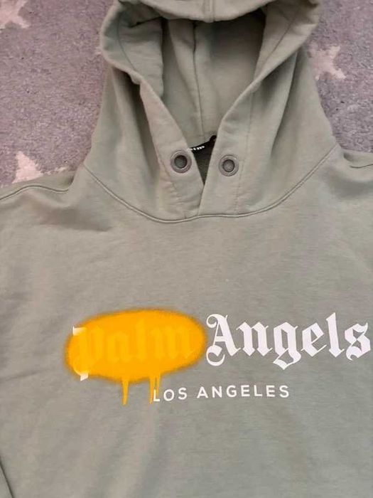 Bluza Hoodie Palm Angels Los Angeles boxy oversize rare basic swoosh