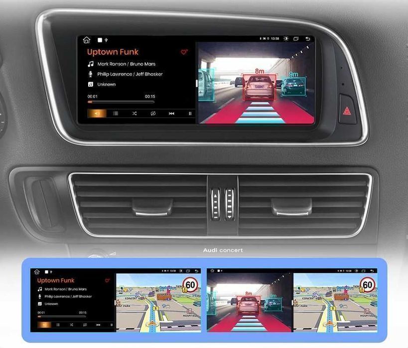 Audi Q5 – Radio Android 8,8” CarPlay