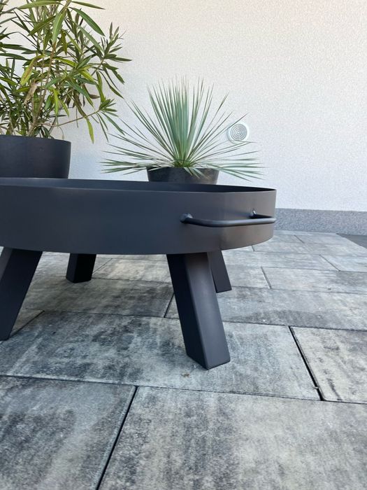 Palenisko ogrodowe okrągłe 70 cm , stalowe, grill ogrodowy, cm stalowe