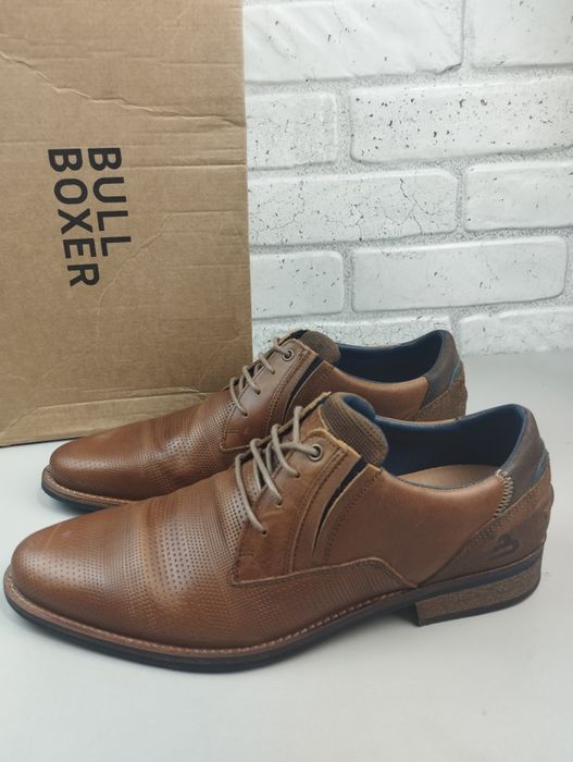 Półbuty eleganckie oxfordy Bull Boxer r.40 skóra naturalna