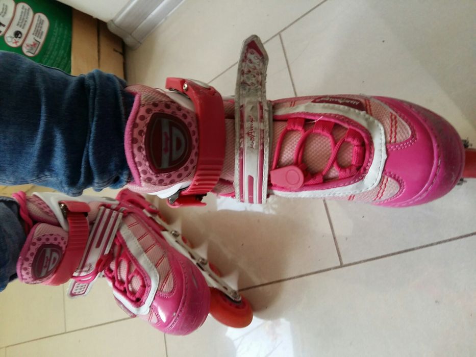 Роликовые коньки амиго розовые р.30-33