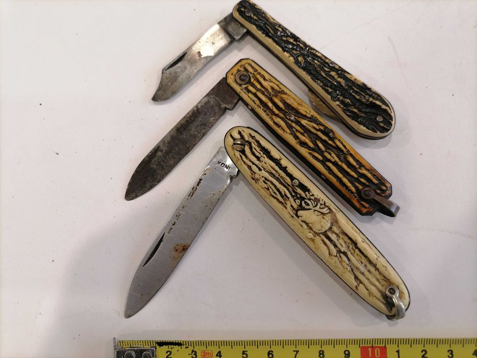 3 Canivetes de coleção 1 Pradel - Preço Conjunto