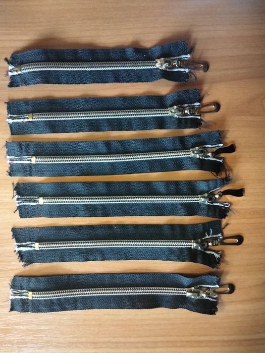 Молнии змейки 6 шт.