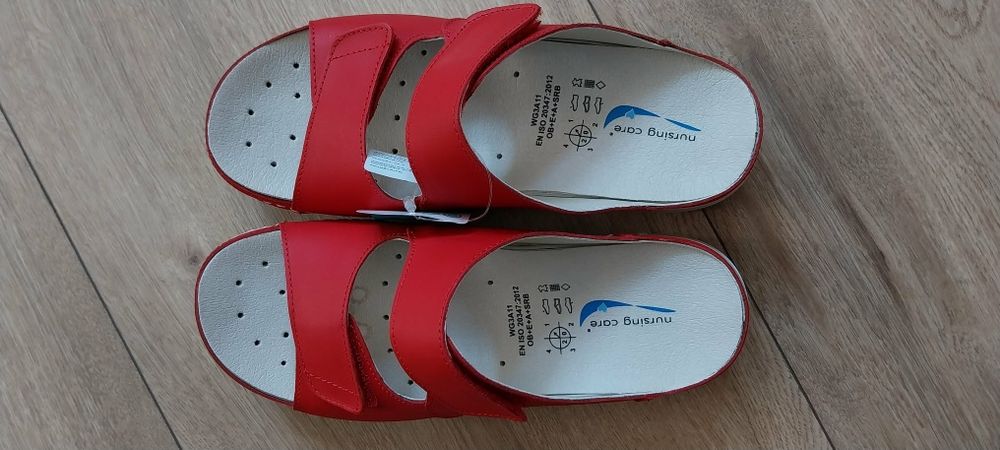 Klapki damskie Nursing Cafe Viena WG818 medyczne