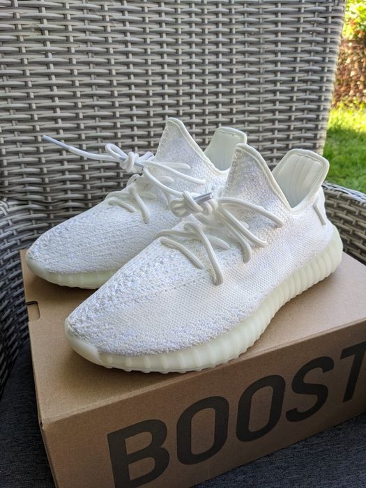 Уцінка! Кросівки Adidas Yeezy Boost 350 V2 'White' 42 26.5 см