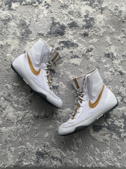 Боксерки Nike Machomai 2 Gold/White