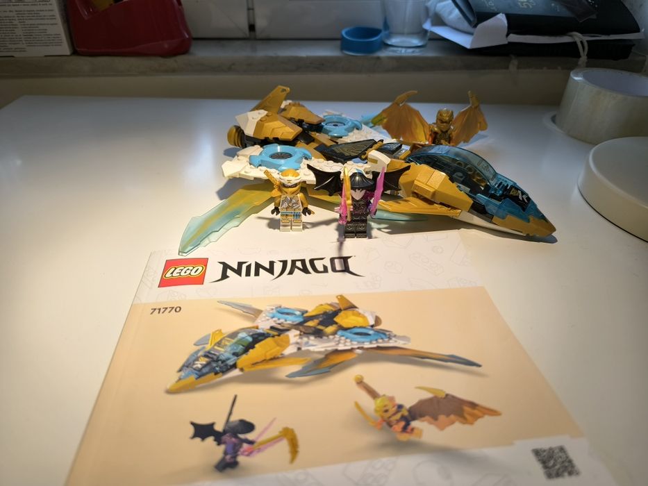 (267pcs)Lego Ninjago Zane's Golden Dragon Jet 71770