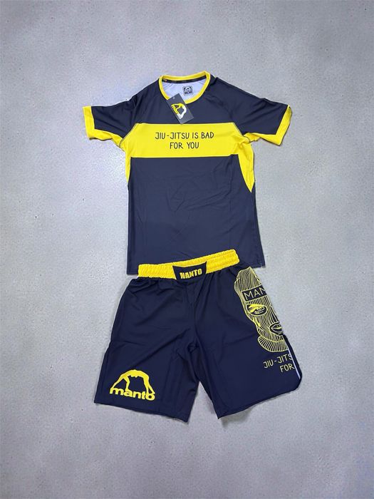 Манто Рашгард и Шорты Комплект Для Тренировок