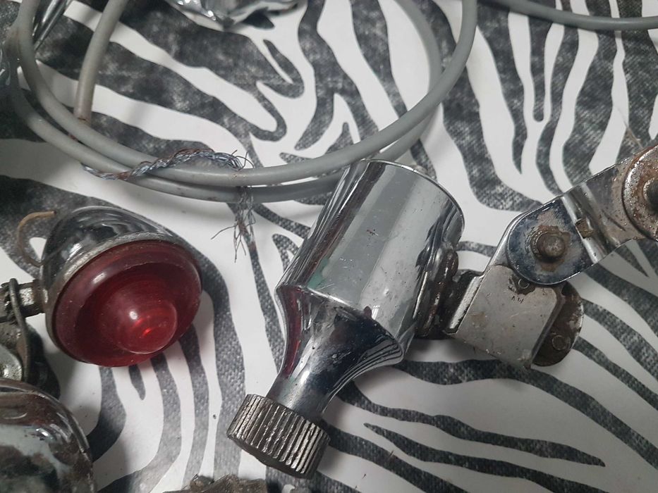 Peças antigas de bicicleta