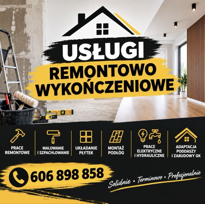 Uslugi remontowo wykonczeniowe