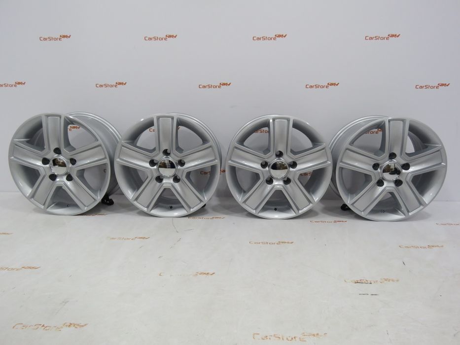 Jantes Autocaravana R16X6.5 5X130 ET50 89.1 Cinza Prata