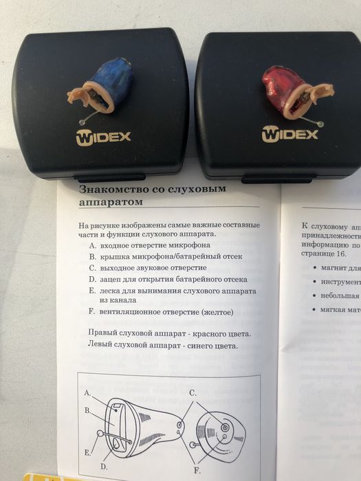 Внутриканальные слуховые аппараты Widex Bravo B2-CIC. Denmark.