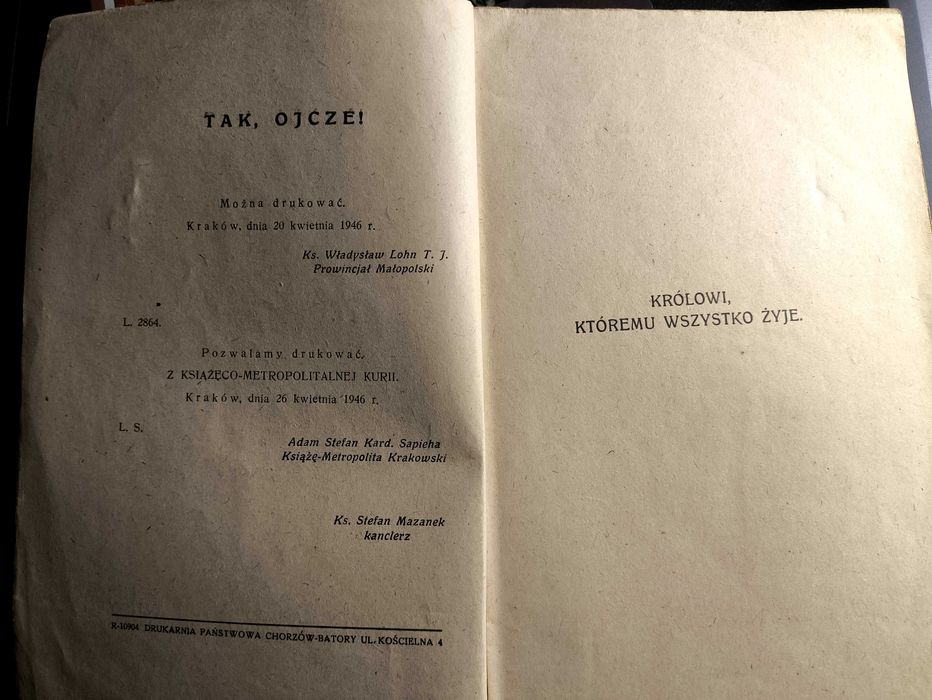 Tak, Ojcze ks. Ryszard Graf na codzień z Bogiem