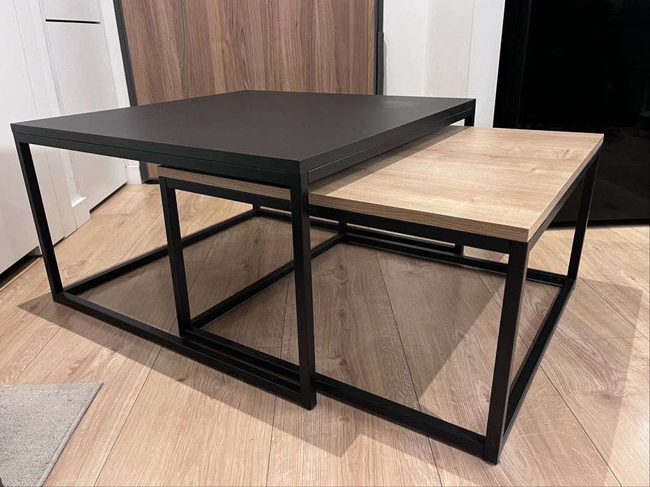 Loftowe stoliki kawowe