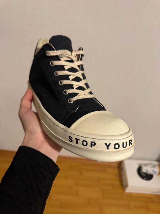 ЛЕГИТ!!! Rick Owens ramones DRKSHDW low 42