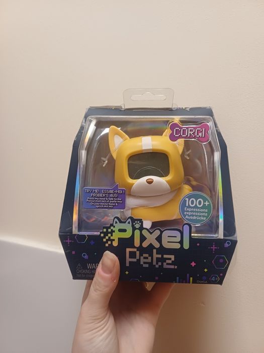 Pixel Petz - Interaktywny piesek Corgi Cyfrowe zwierzątko 100 reakcji
