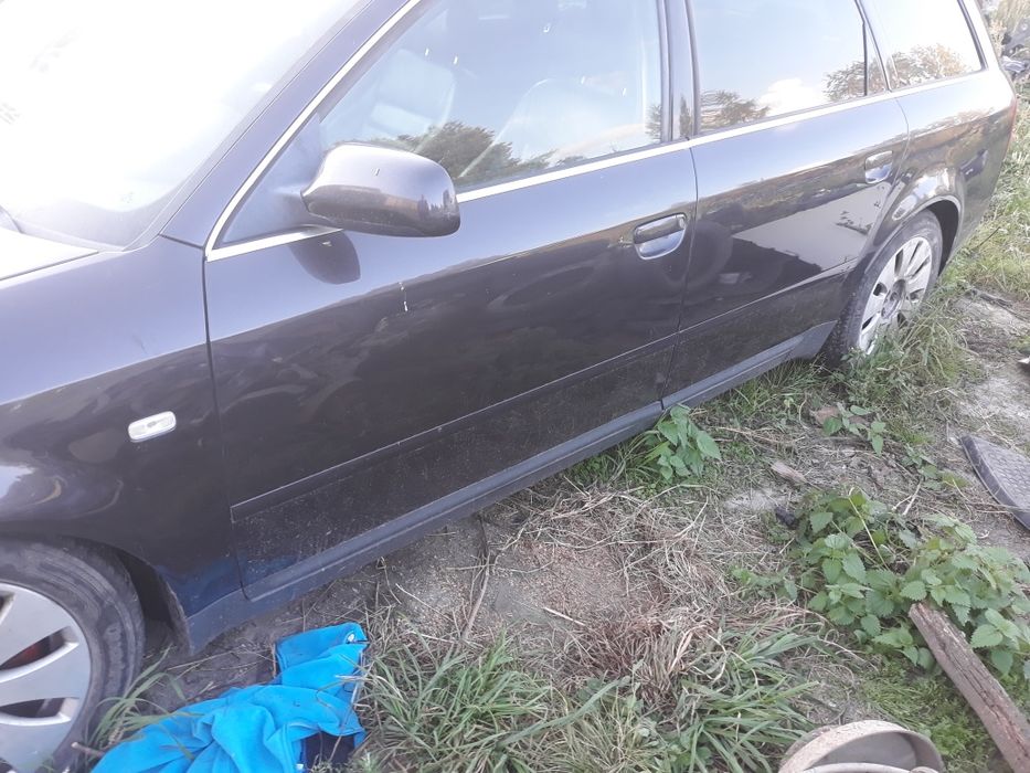 Drzwi kompletne lewe  tylne audi a6 c5 lz4v