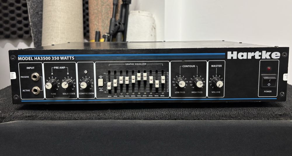ハ-トキ-ha3500 HARTKE HA3500 Wzmacniacz basowy 350 W 4 ohms 250 W 8 ohms | Heady
