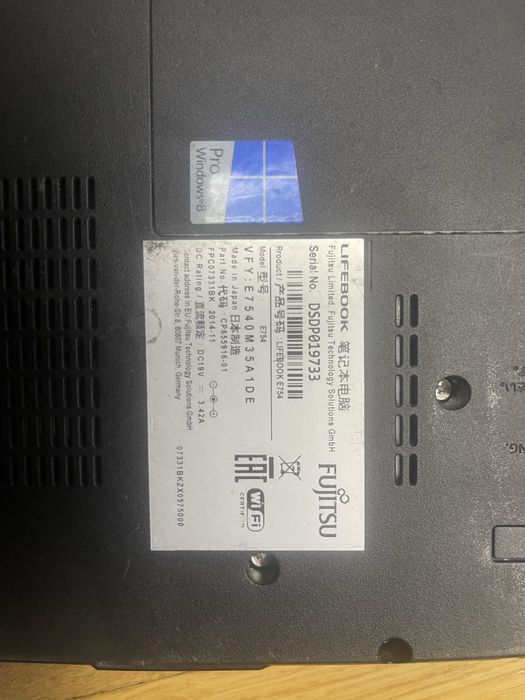 3 Ноутбуки, Fujitsu Lifebook E736 ; Е754 ; Terra Mobile 1415