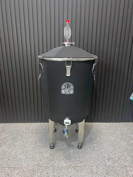 50л Циліндрично Конічний Танк,  ферментер (ЦКТ) для домашнього крафту