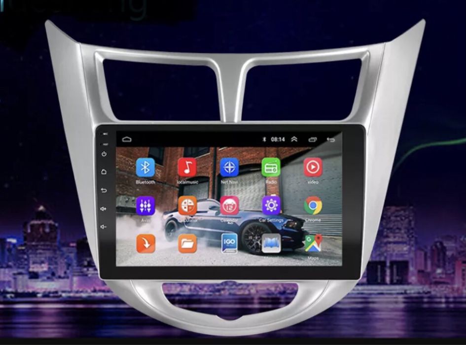 Штатная магнитола Hyundai Verna/Accent/Solaris (2010-2016)