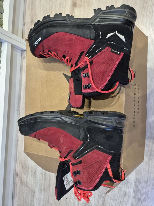 Buty damskie Salewa MTN Trainer 2 Mid GTX - czerwone
