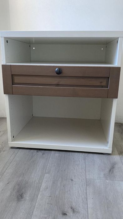 IKEA STUVA BETSAD szafka/komoda 60x32cm drewno sosna szary brąz