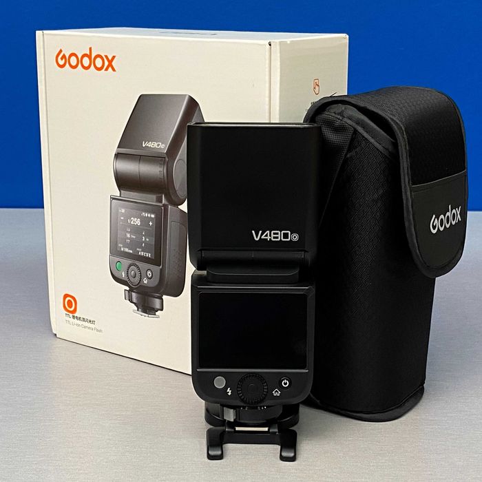 Godox Speedlite V480 (Olympus/Panasonic) - NOVO - 3 ANOS DE GARANTIA