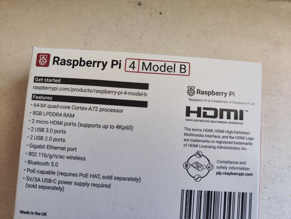 Raspberry pi 4 8GB RAM