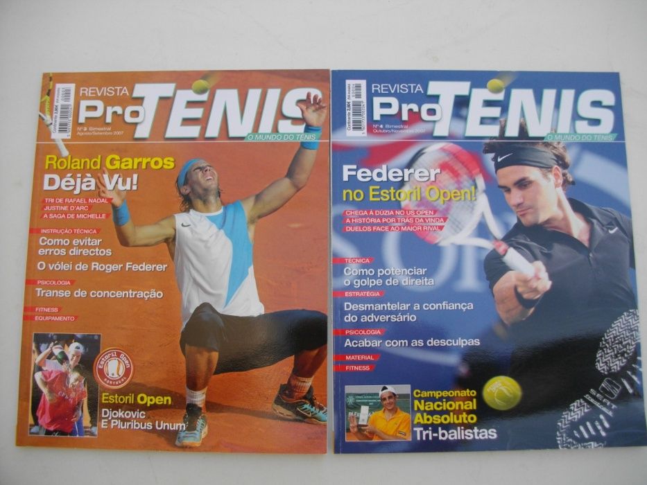9 Revistas: Pro Ténis (colecção completa)