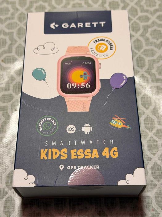 Smartwatch GARETT Kids Essa 4G Różowy Zegarek dla dziecka