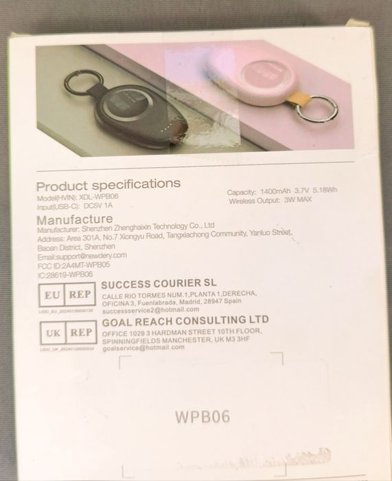 Powerbank do Apple Watch 1400mAh - brelok bezprzewodowy NOWY