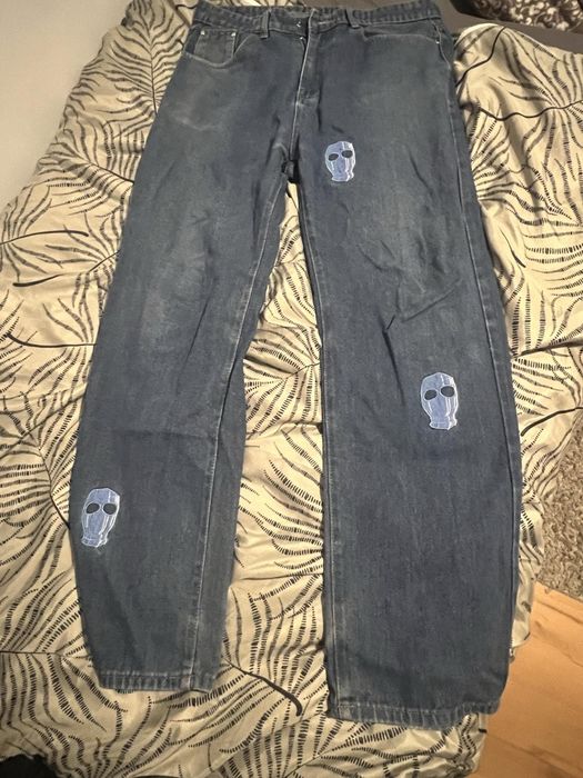 baggy spodnie jeansowe basic