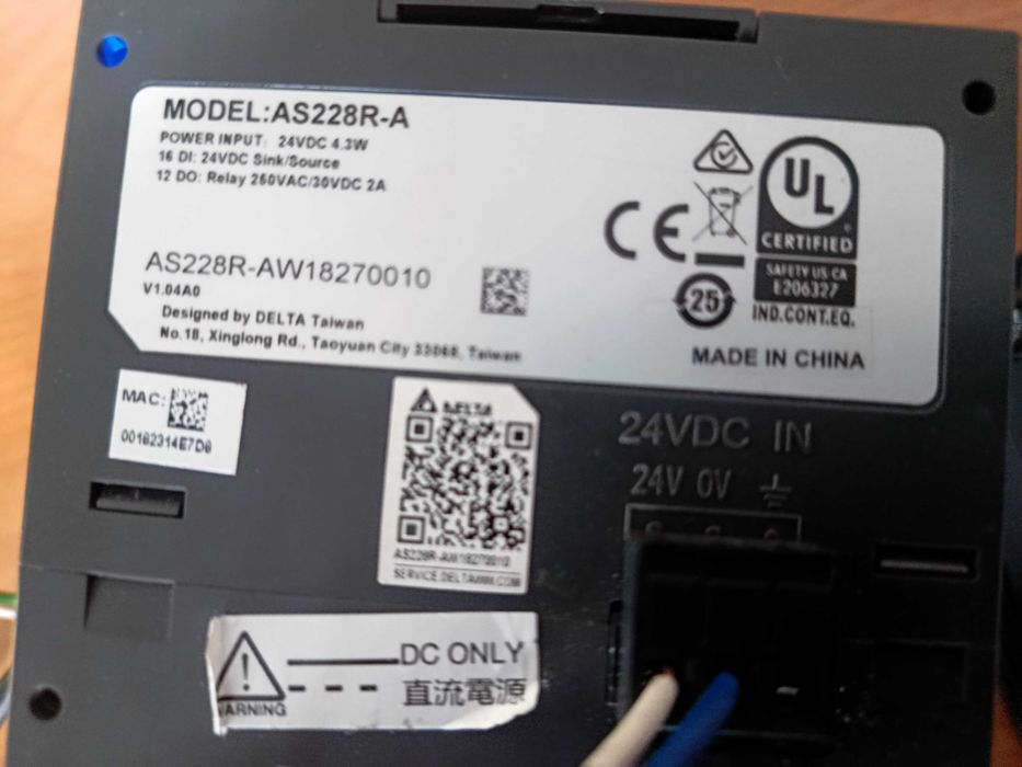 PLC Delta + HMI Delta