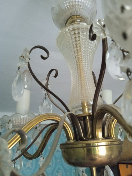 Люстра,хрустальная Богемия,люстры,Люстра,кришталева Чехословакія